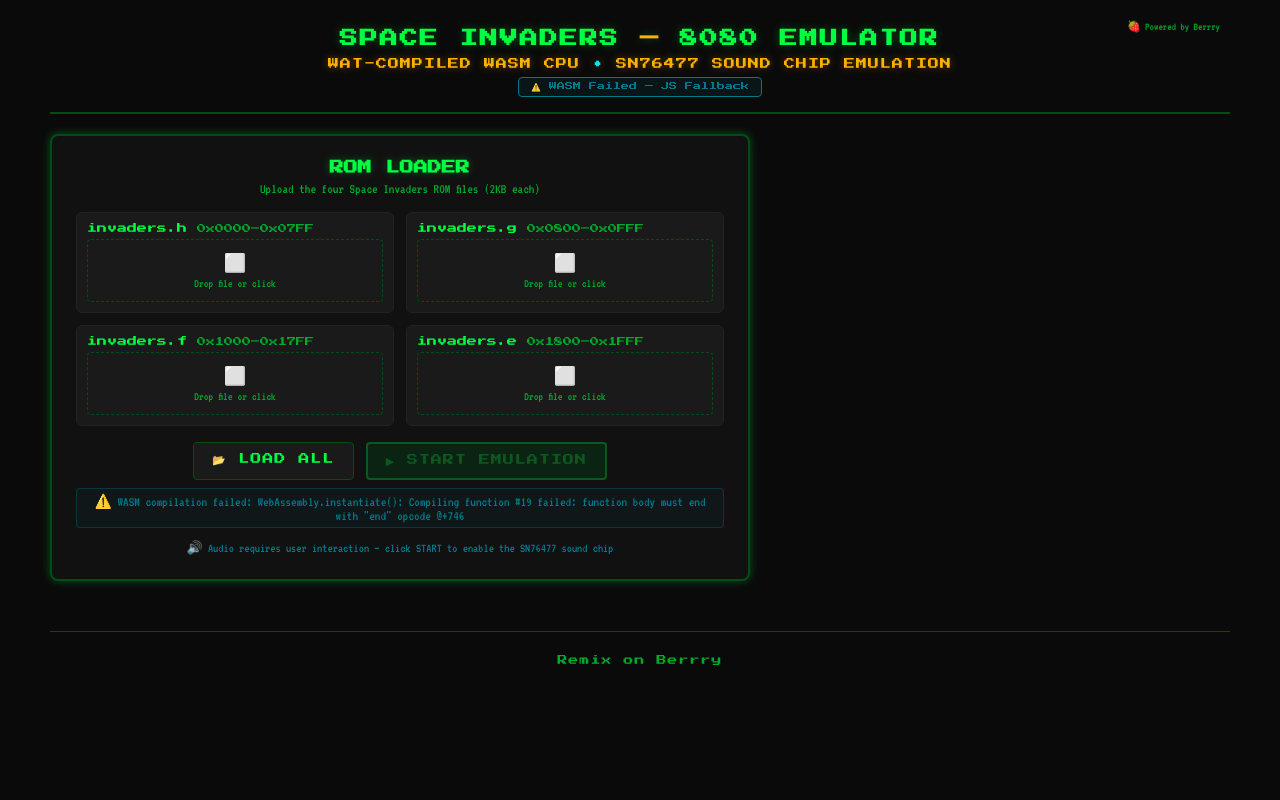 si8080wasm app