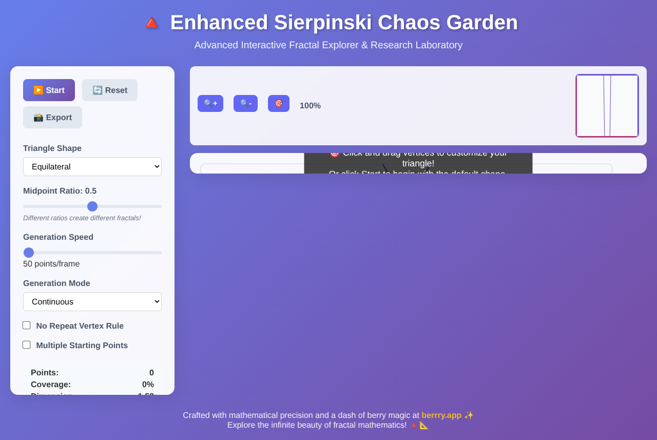 sierpinski-enhanced app