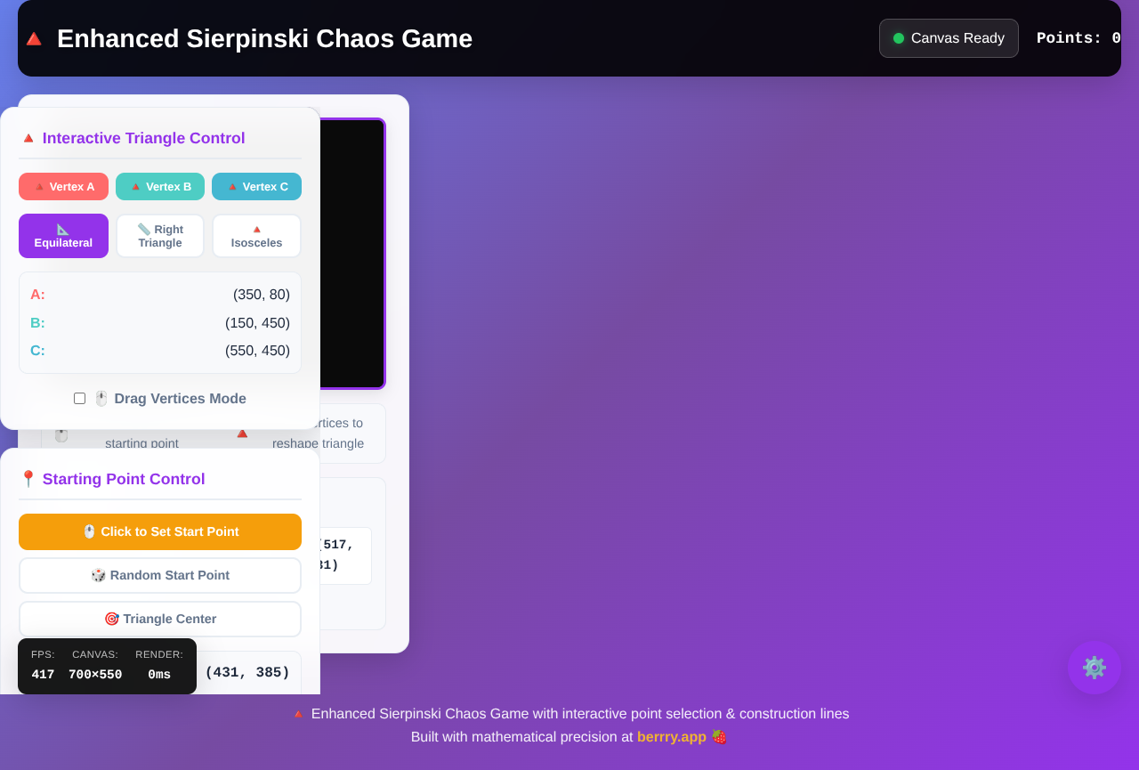 sierpinski-interactive-enhanced app