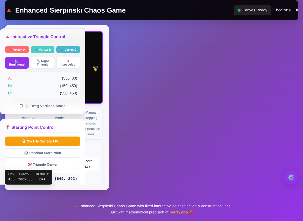 sierpinski-interactive-fixed app