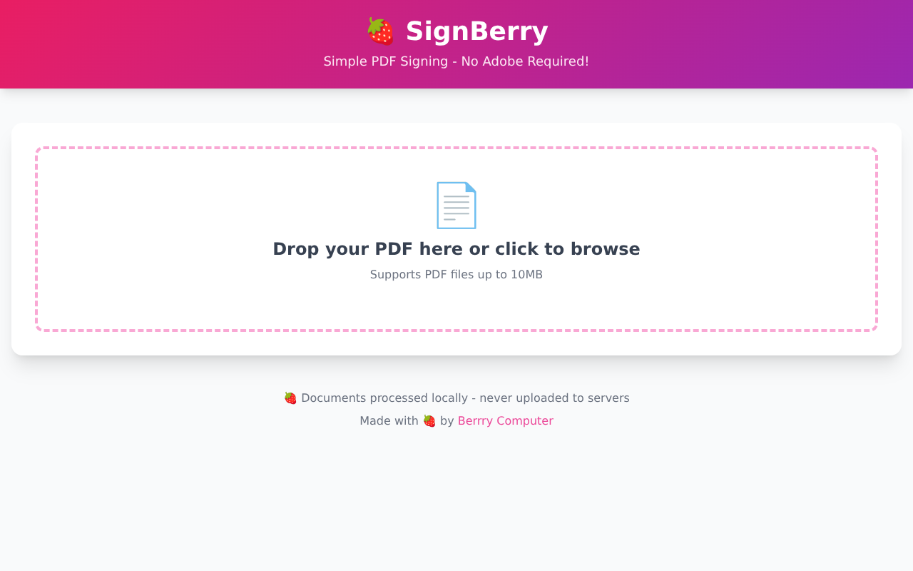 signberry app