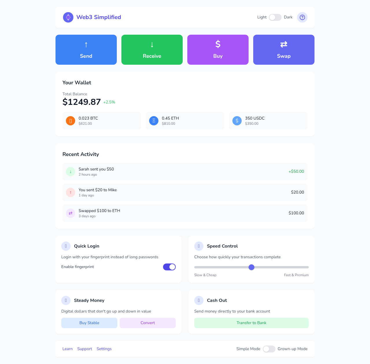 simple3 app