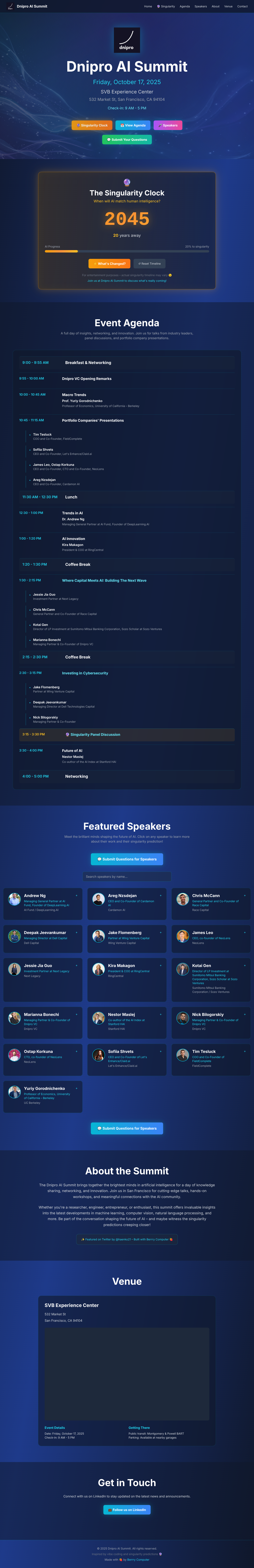 Dnipro AI Summit screenshot