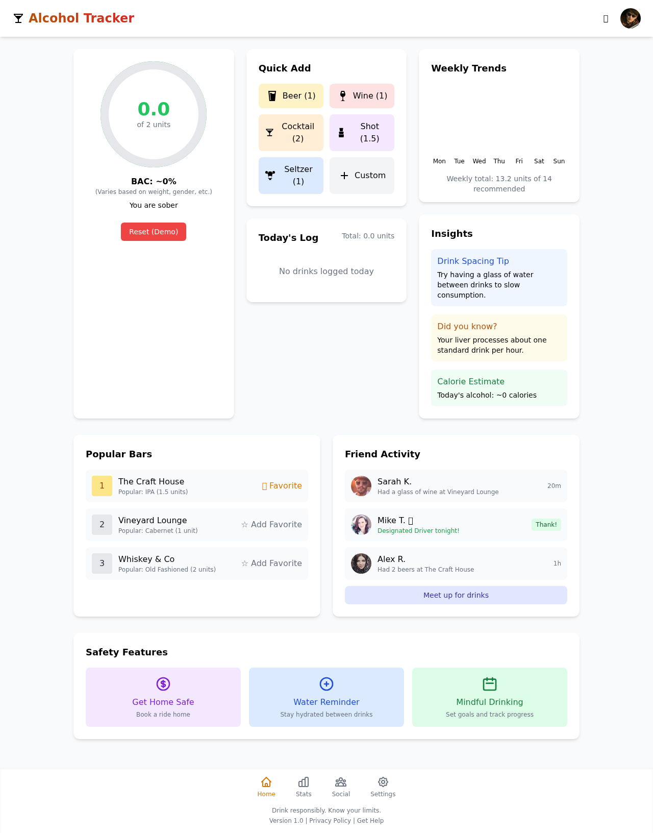 SipTally screenshot