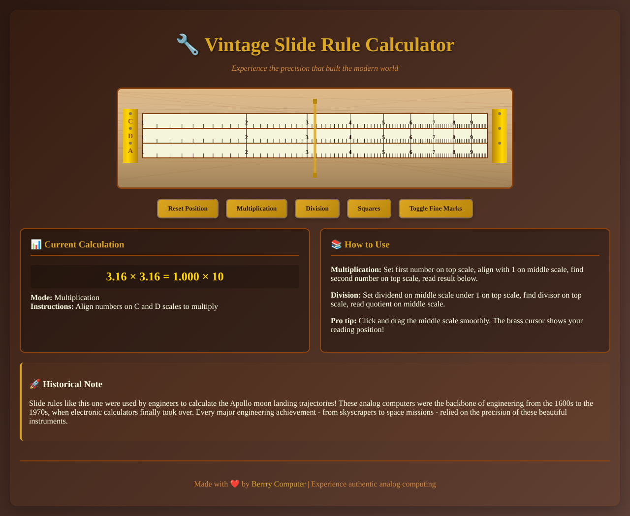 sliderule app