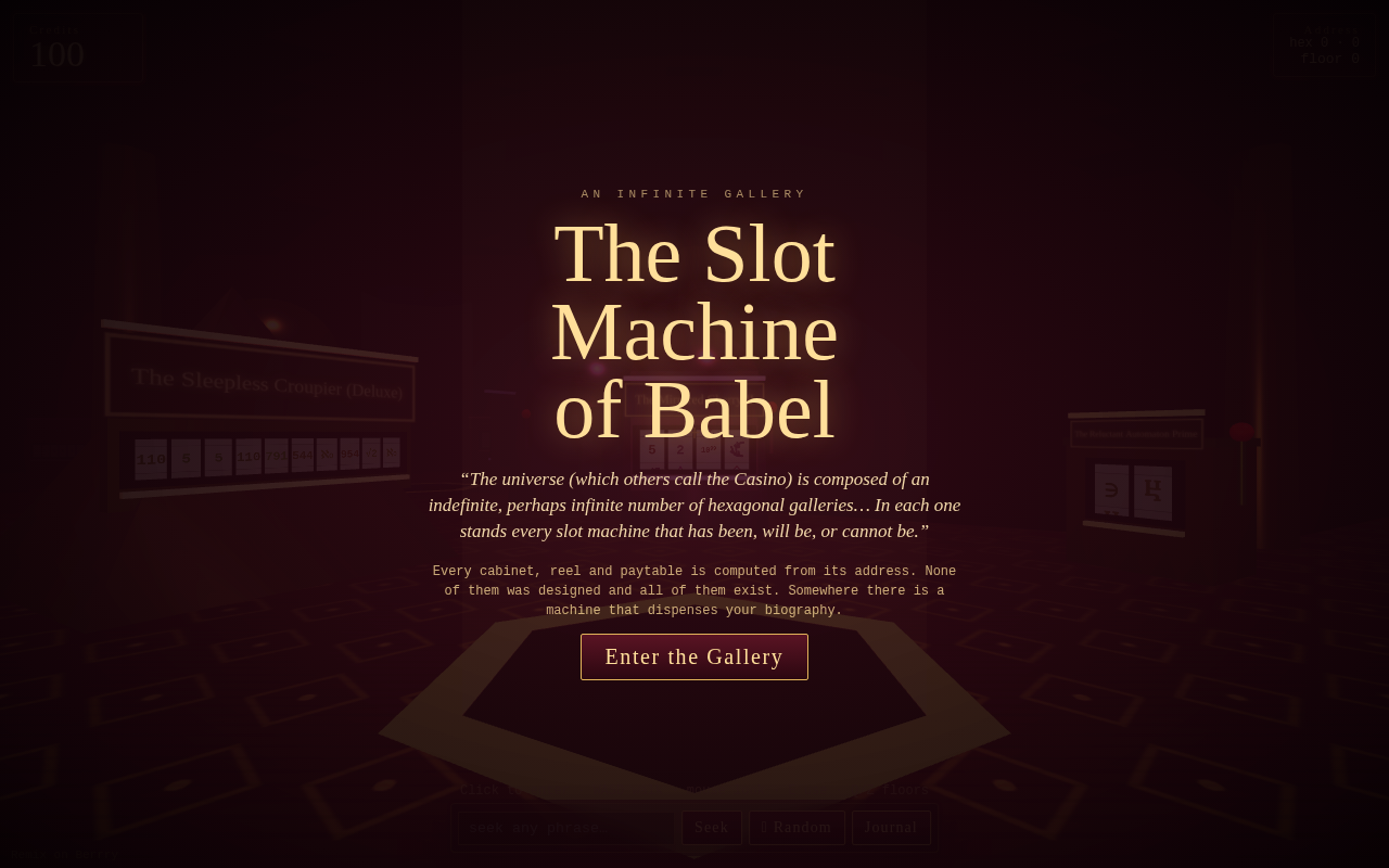 Slot Machine of Babel screenshot