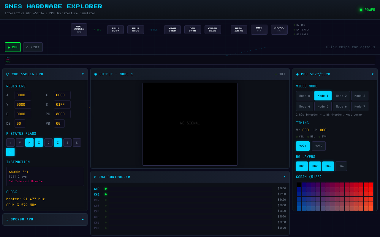 snes-hardware app