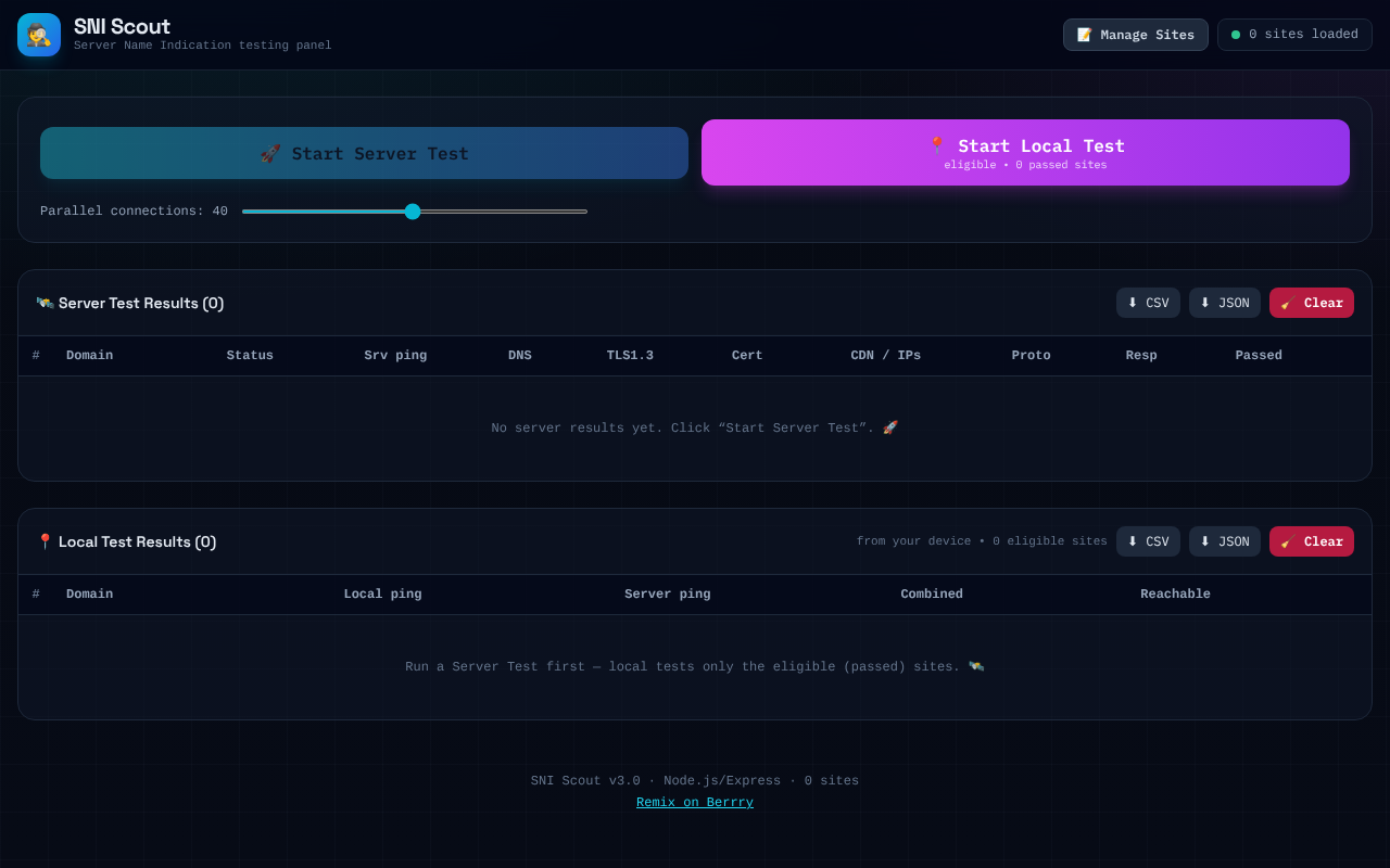 sni-scout-server app