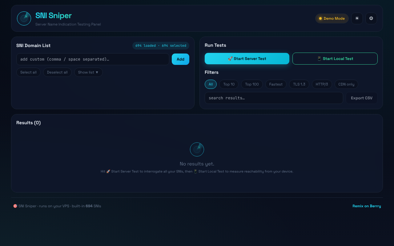 sni-sniper-server app