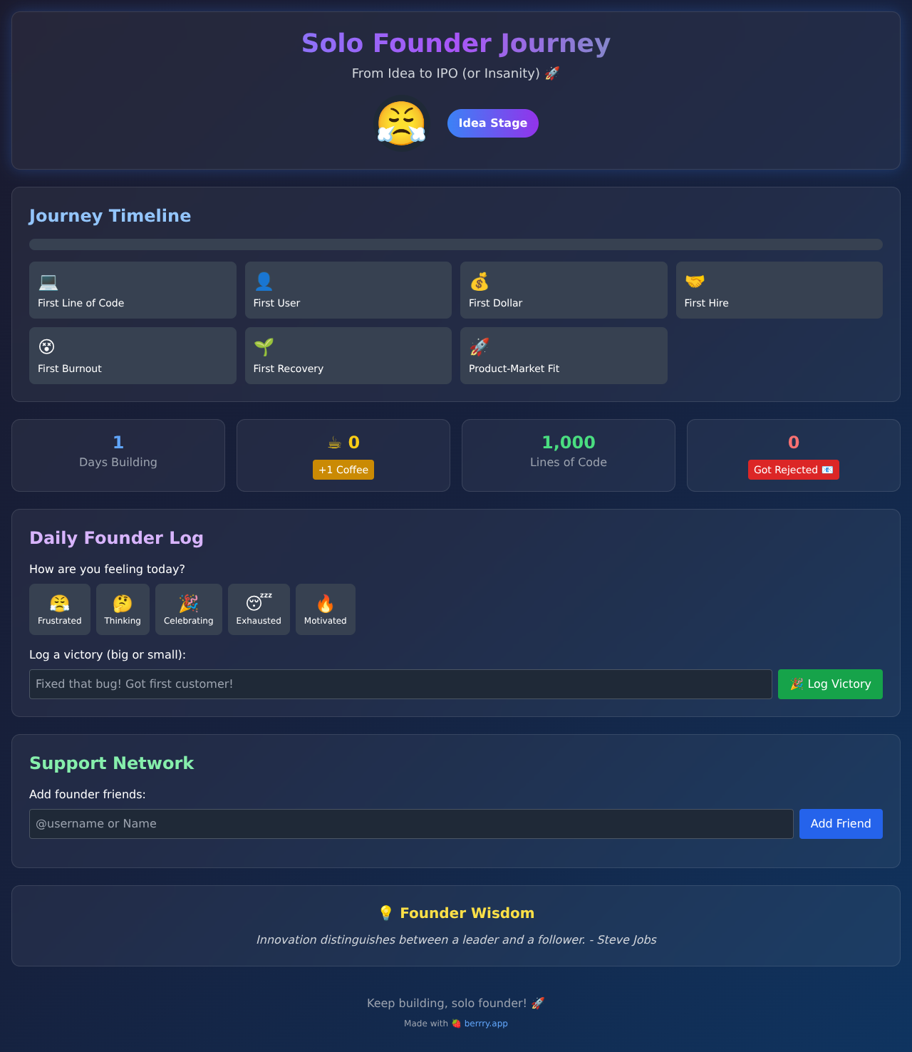 solofounder app