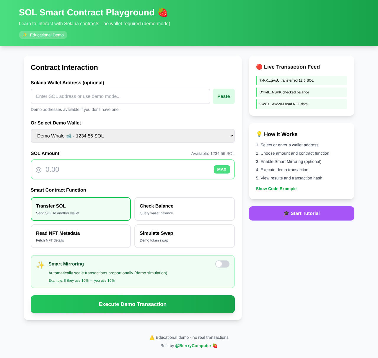 solplayground app