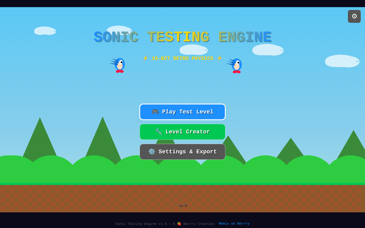 sonictestingengine app