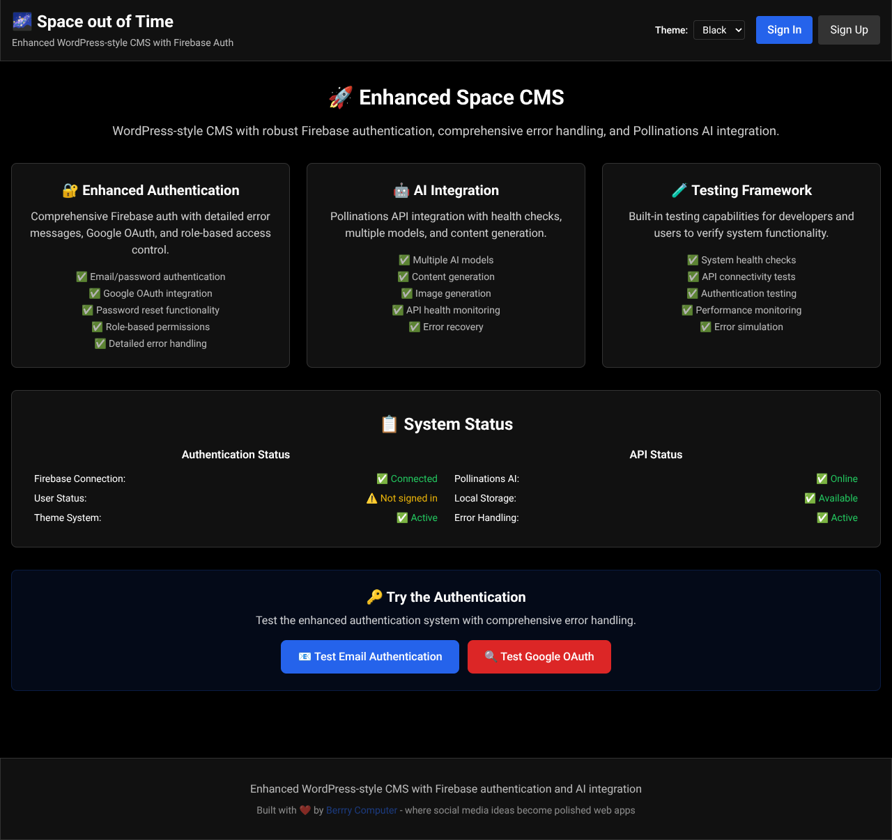 spaceauth app