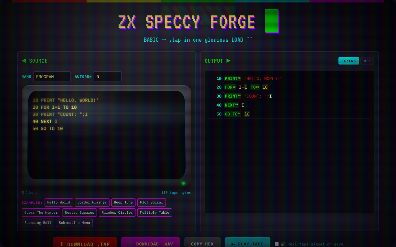 speccy-forge-delightfully app