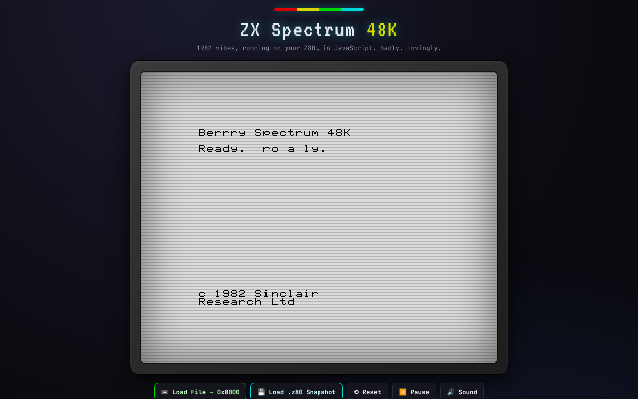 spectrum-emulator-48k app