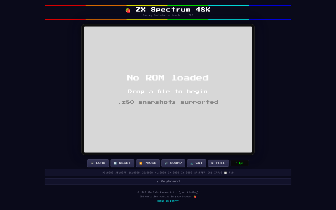ZX Spectrum 48K screenshot