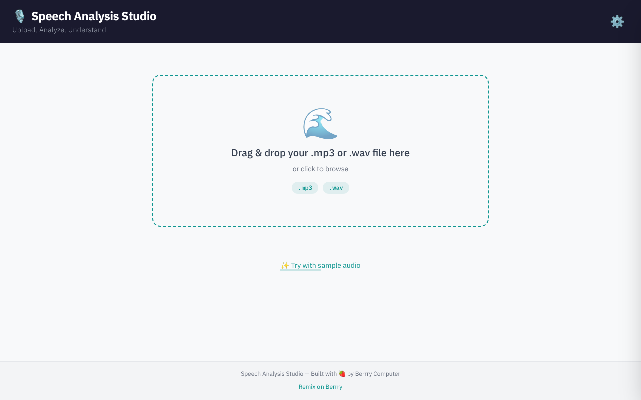 speechstudio app