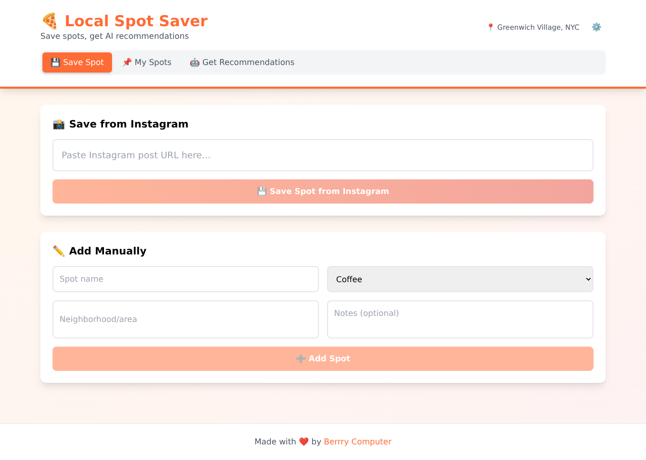 spotsaver app