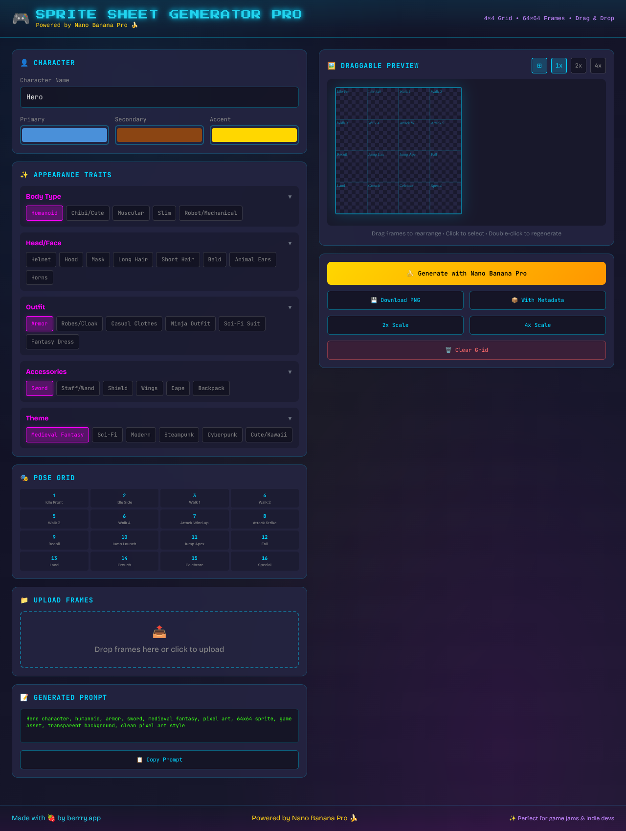 spritegenepro app