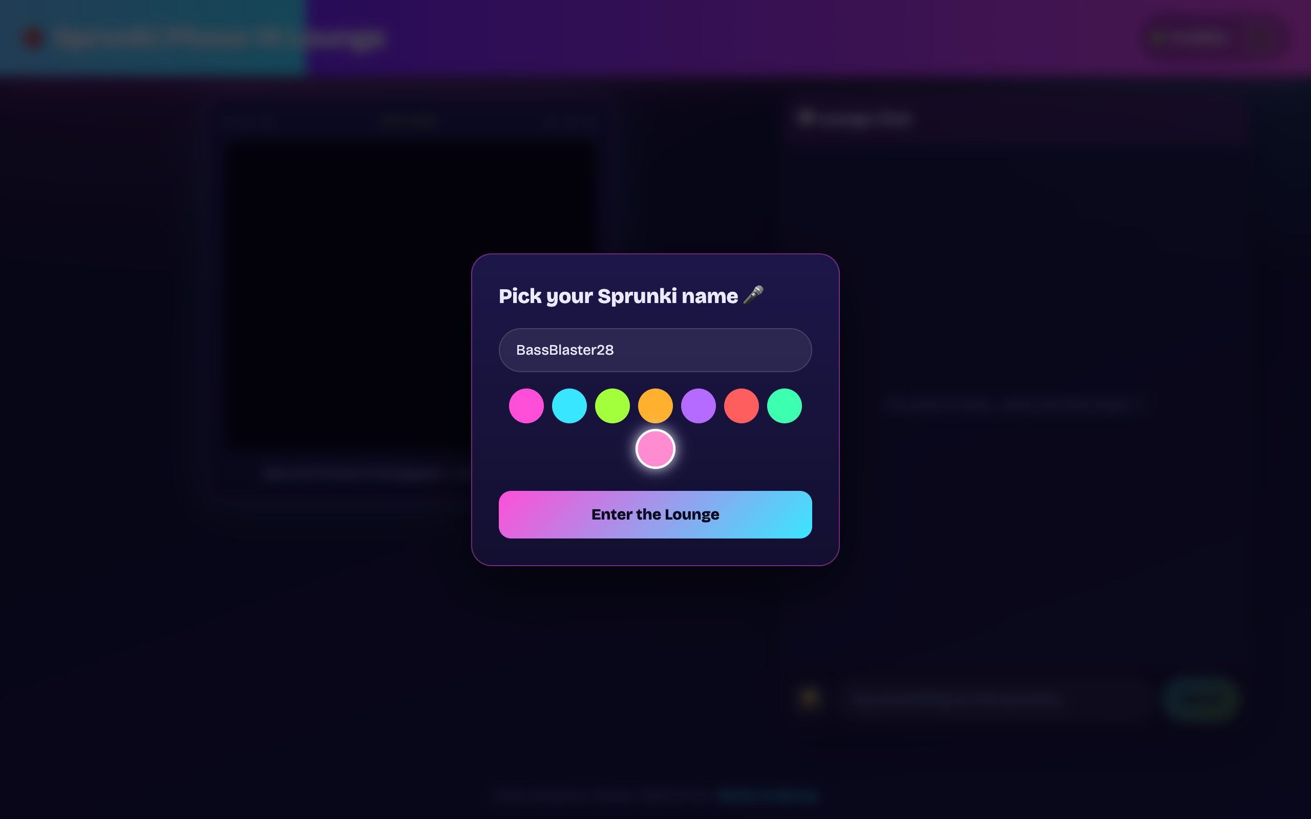 Sprunki Phase 14 Lounge screenshot