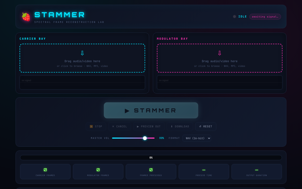 stammer-studio-polished app