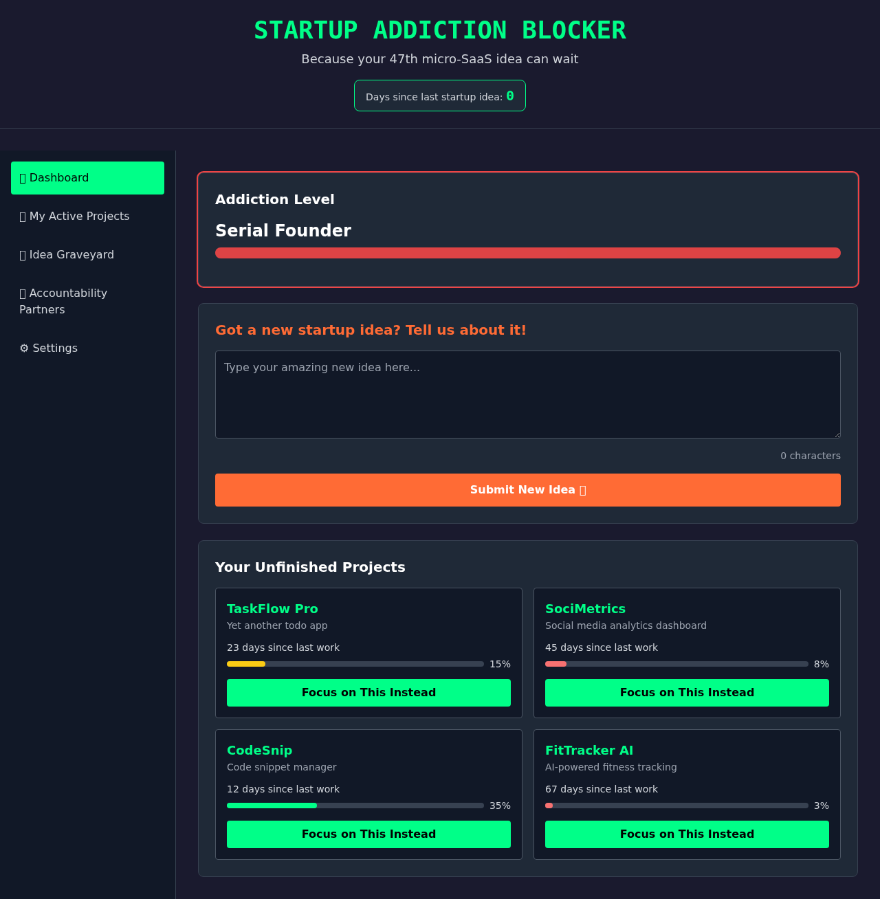 startupblocker app