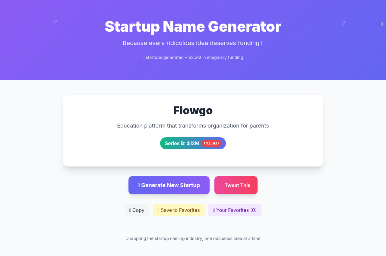 startupgen app