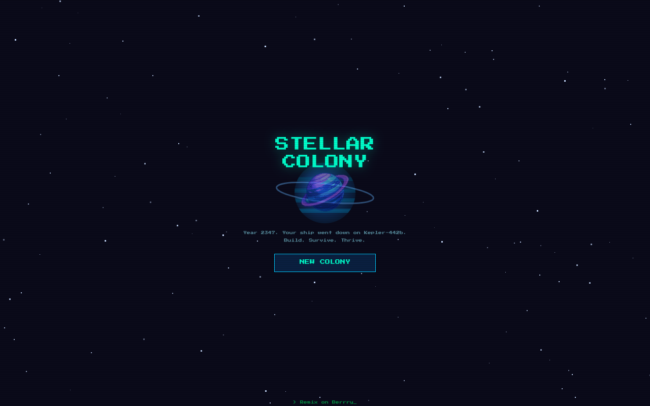 stellarcolony app