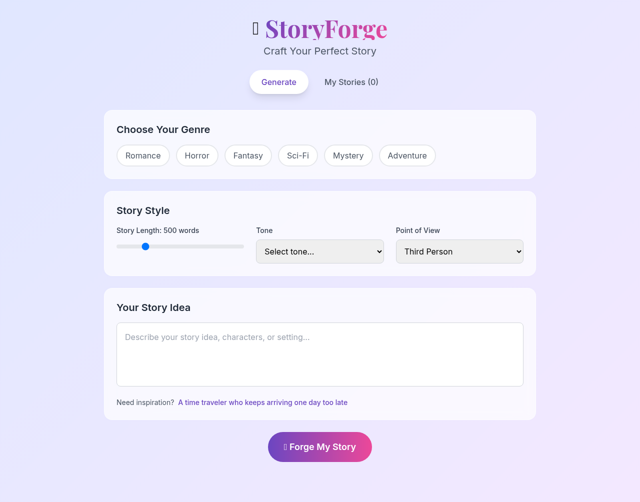 storyforge app