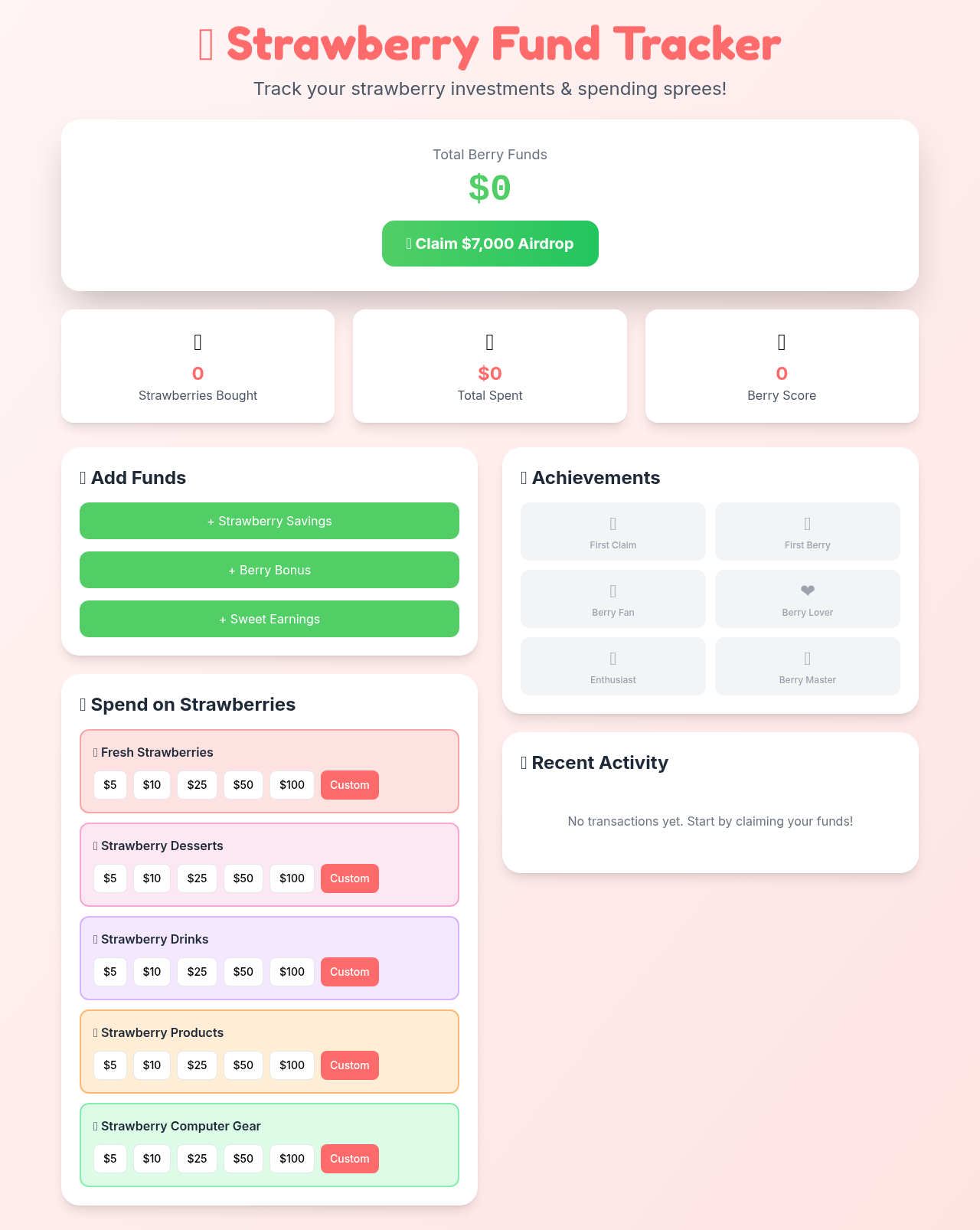 strawberryfund app