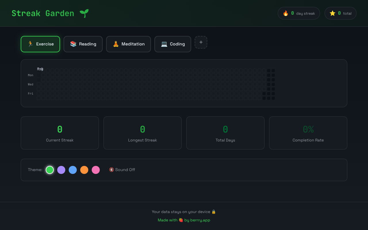 streakgarden app