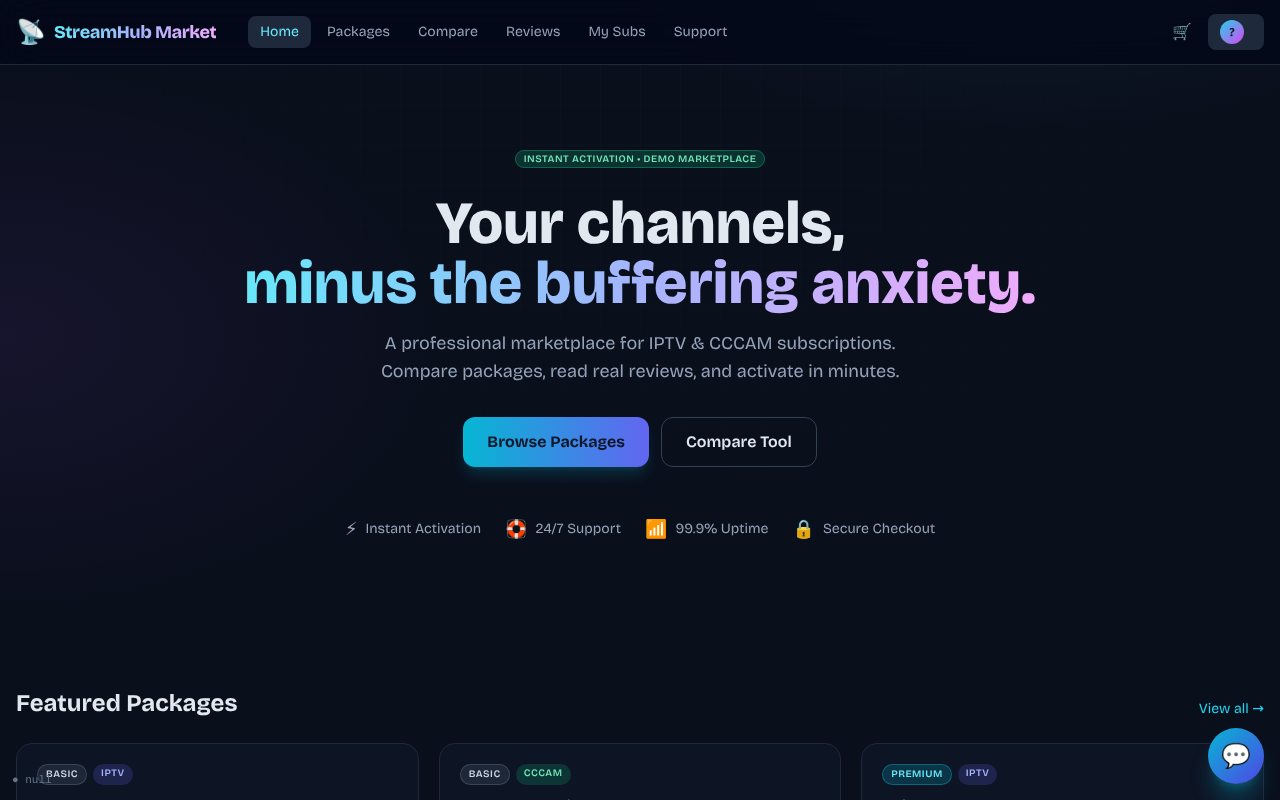streamhub-market-cccam app