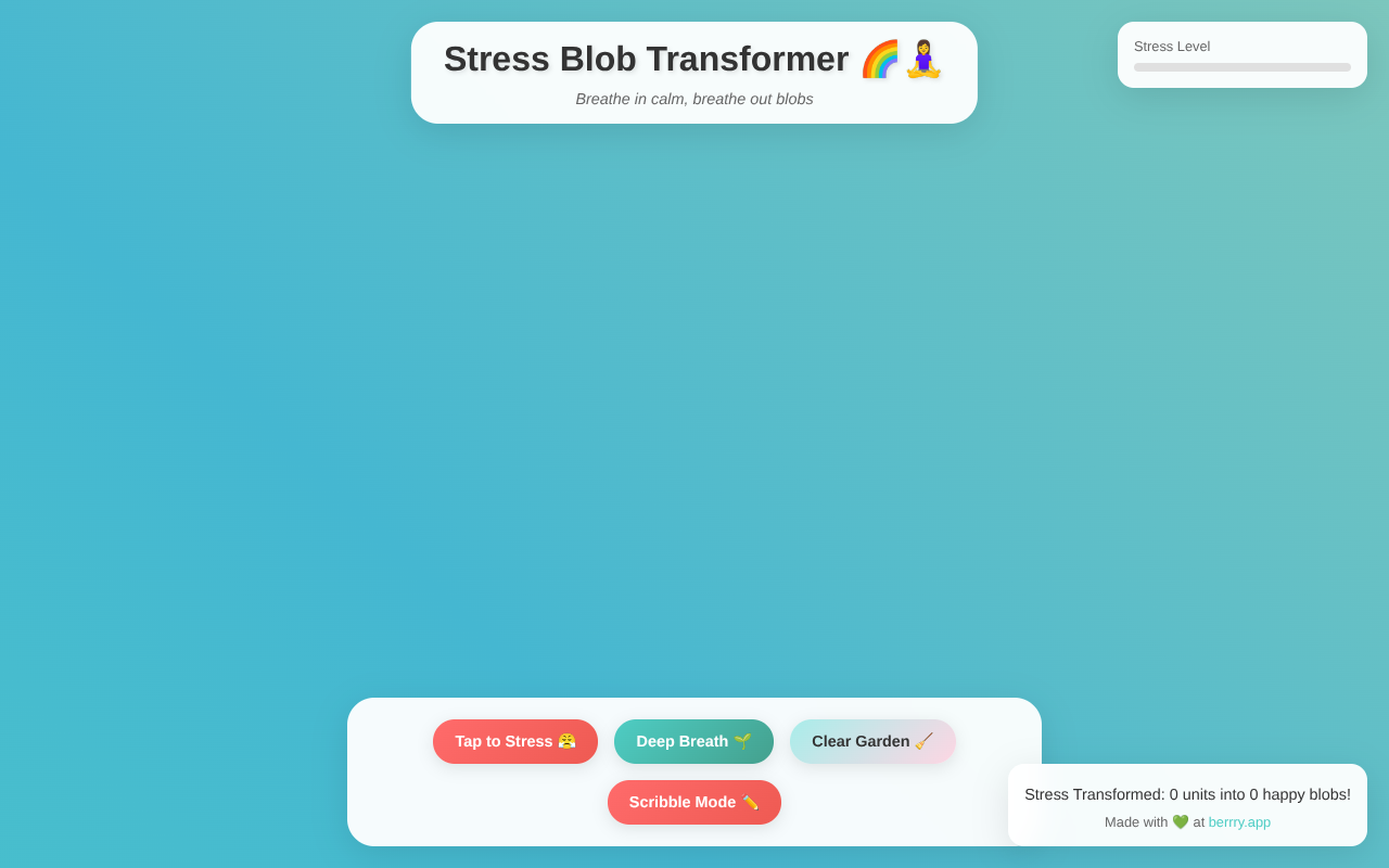stressblob app
