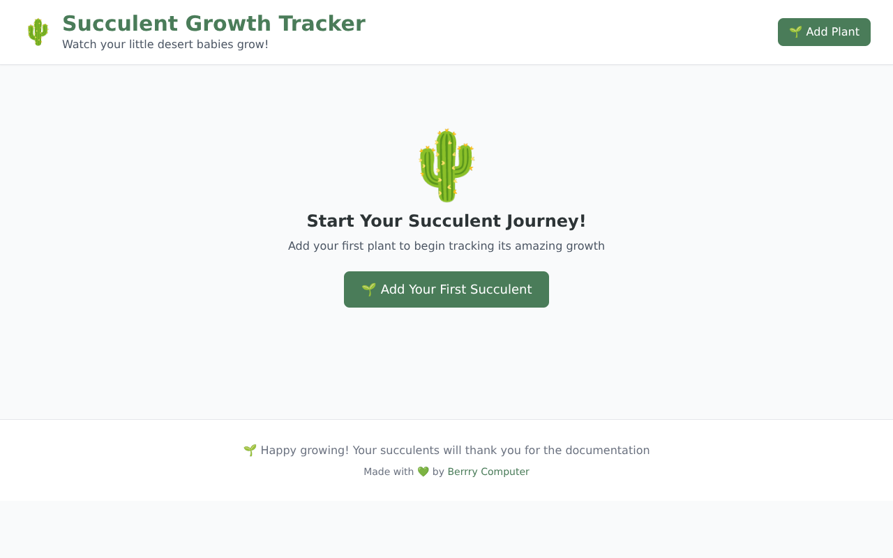 succulenttracker app