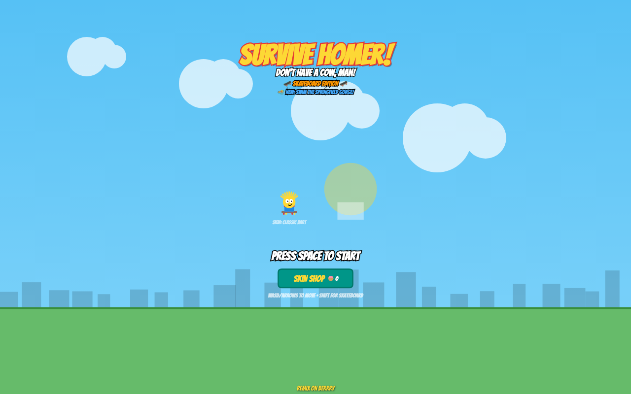 Survive Homer: Springfield Gorge screenshot