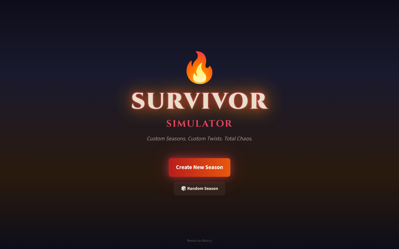 survivorsim app