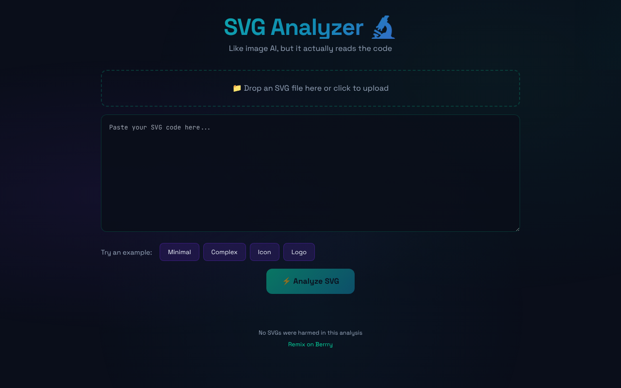 svganalyzer app