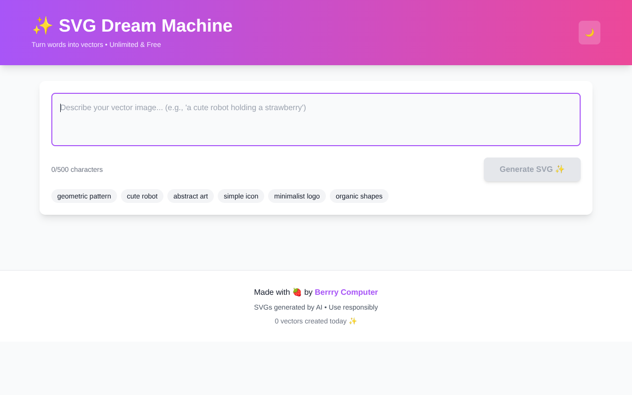 svgdream app