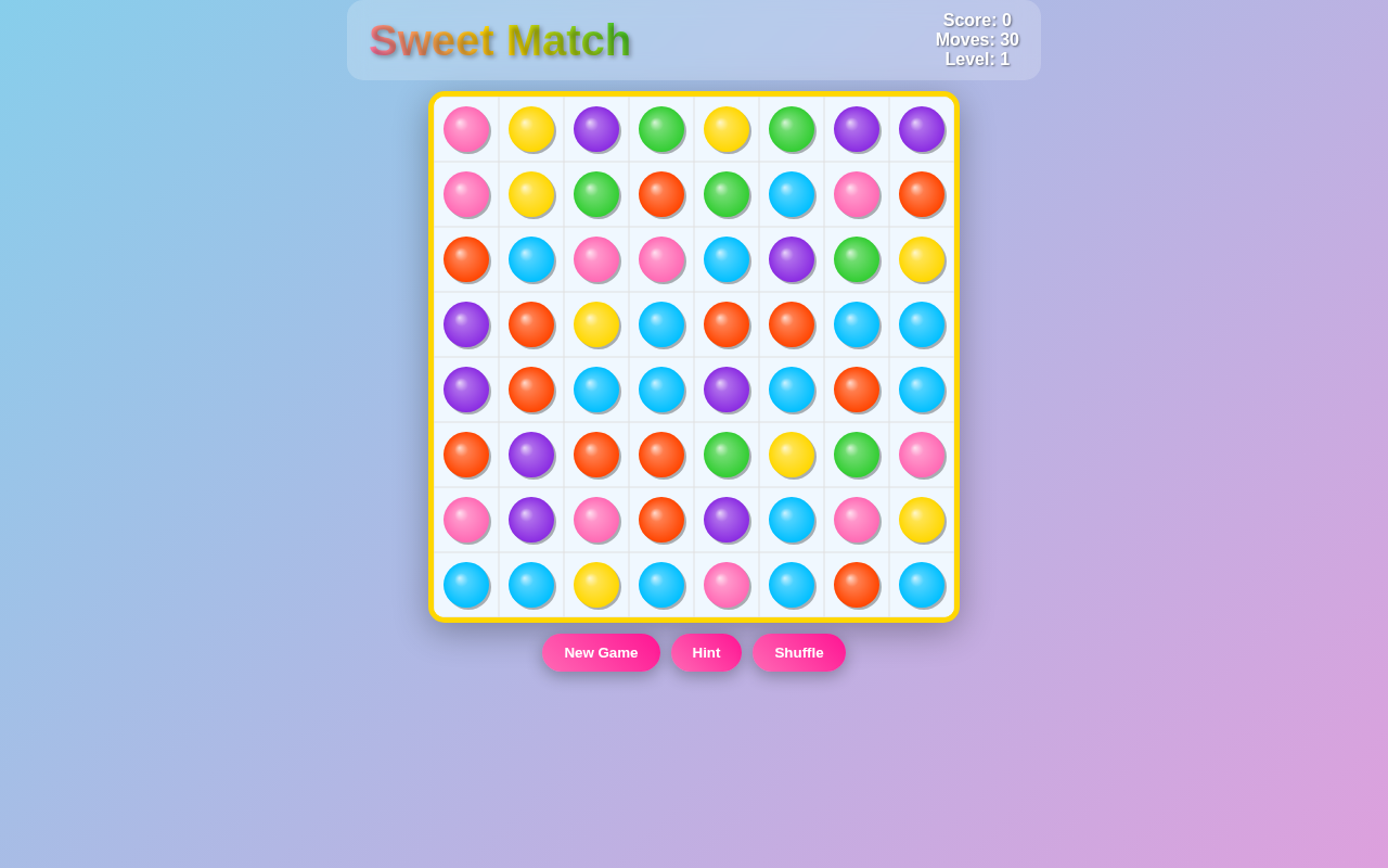 Sweet Match Deluxe screenshot