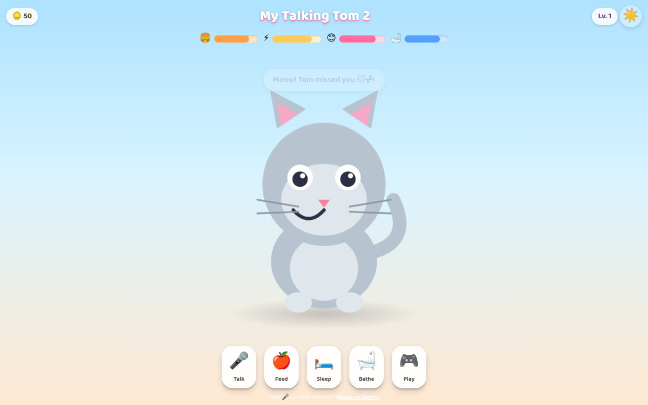 talking-tom-delightful app