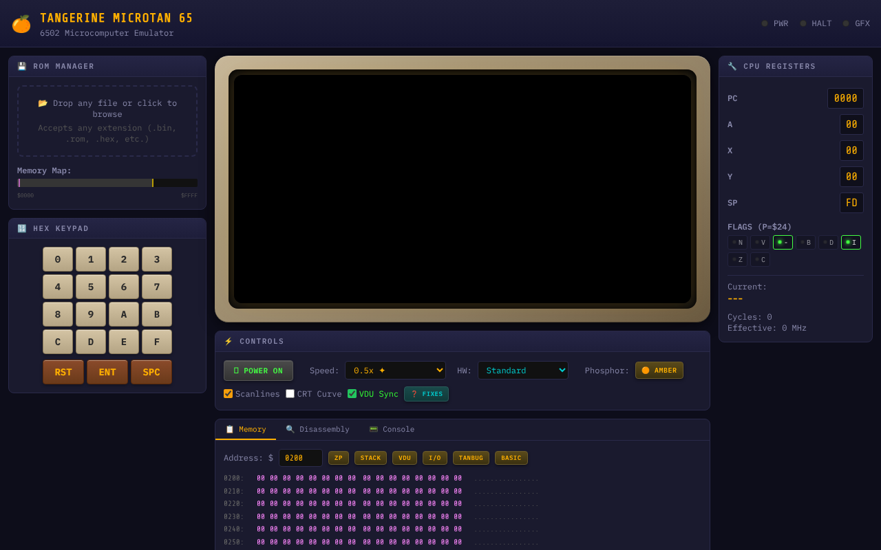 tangerine-emulator app