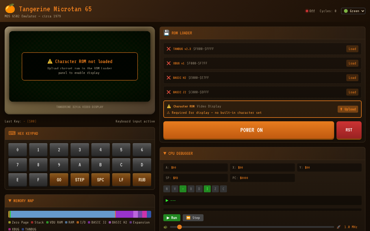 tangerine65emu app