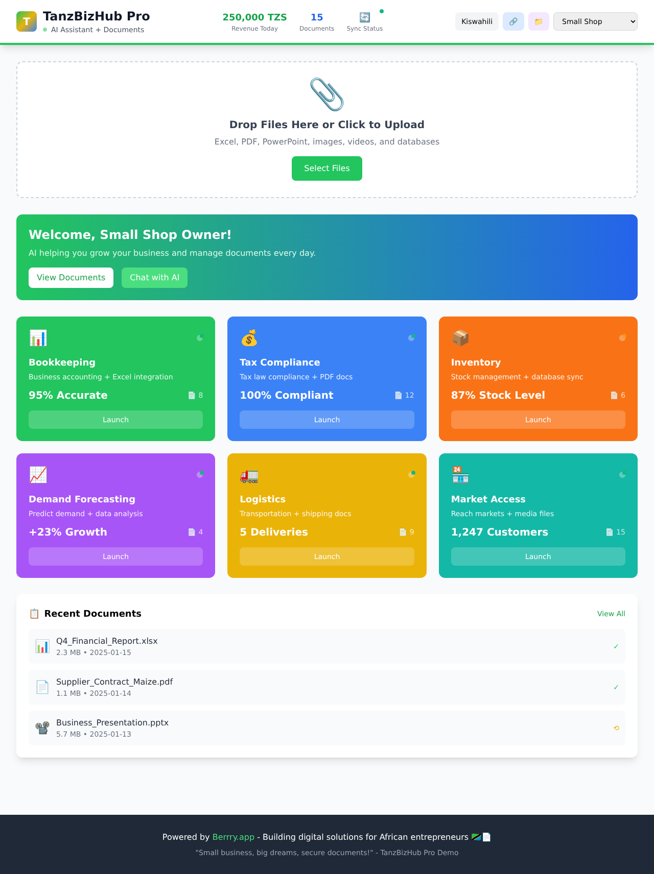 TanzBiz SuperSync screenshot