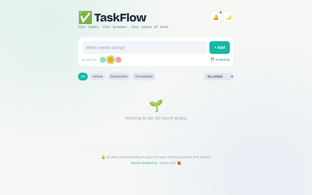 taskflow-delightfully-local app
