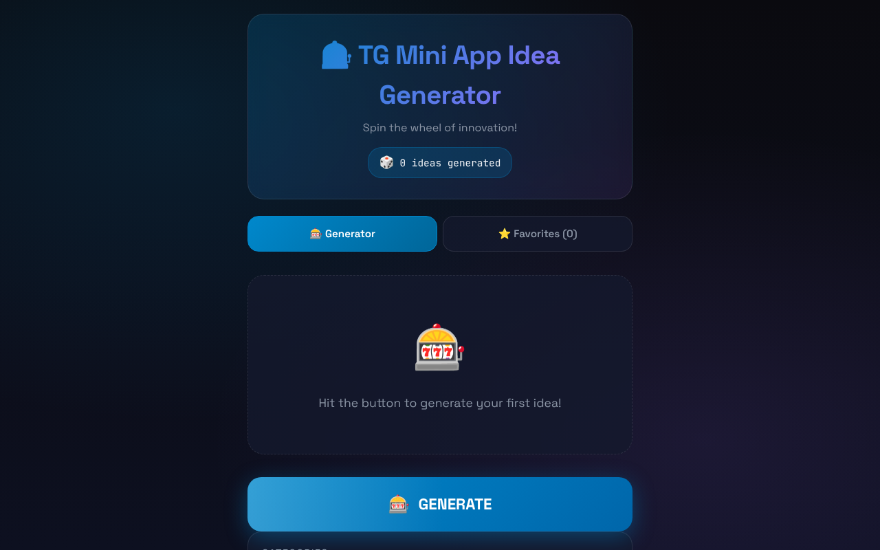 tgideagenerator app