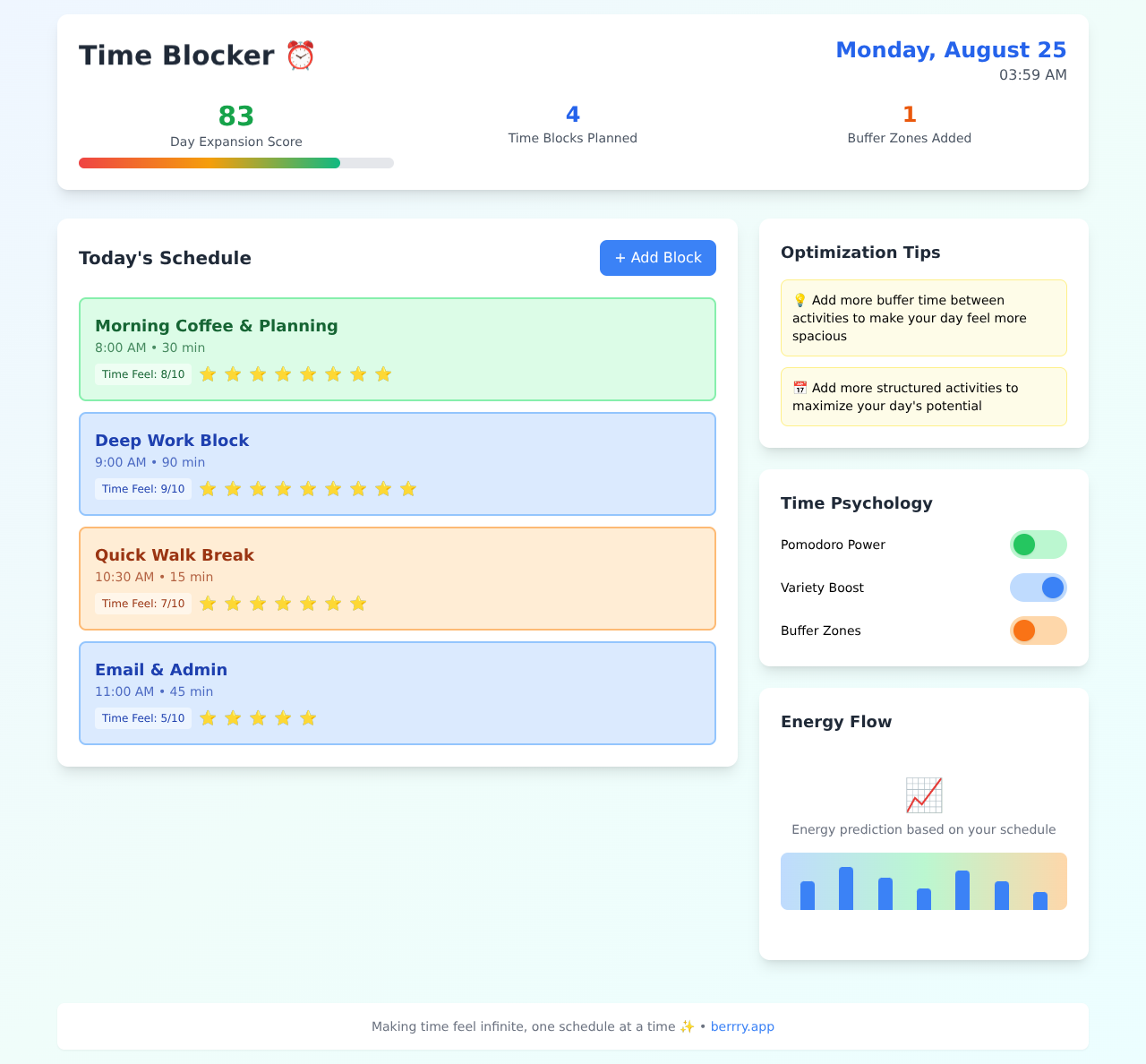 timeblock app