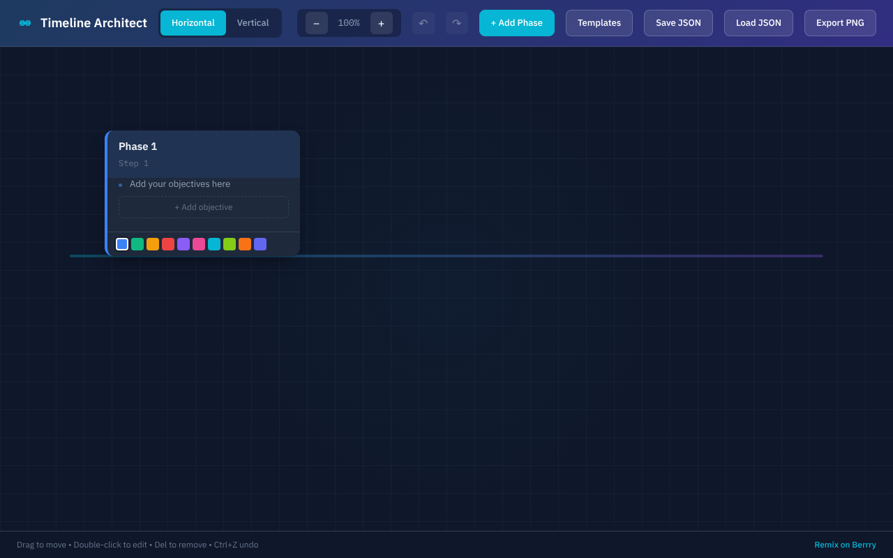 timeline-architect app