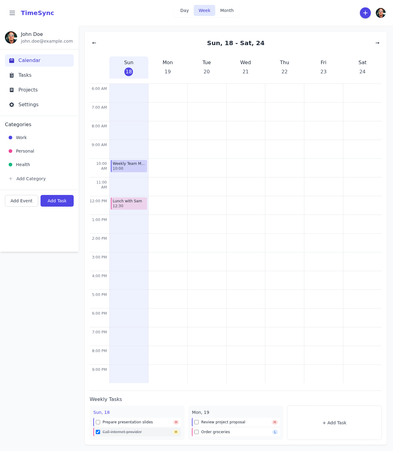 timesync app