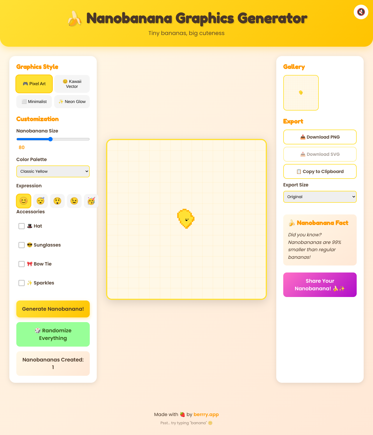 tinybanana app