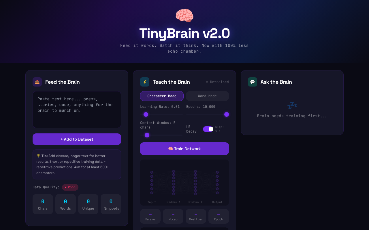 tinybrain-v2 app